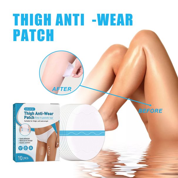 EELHOE Thigh Anti-Wear Pads, Anti-Friction Invisible Thigh High Elastic Leg Protector Knee Calf Casual Pads_voghion.com
