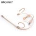 Professional Beige Headset Condenser Microphone Omnidirectional Microfone for Sennheiser Wireless System 3.5mm Screw_voghion.com