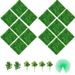 PCS Artificial 14 Privacy Grass Hedge Backdrop 20x20 Hedge Artificial Wall Panels Boxwood Panels 1.6 Screen Fo Wall Boxwood PE_voghion.com