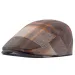 Fashion Men's and Women's Classic Plaid Beret Warm Octagonal Casual Street Painter Hat Retro Newsboy Hundred with Forward Cap_voghion.com