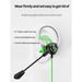 Casque de jeu avec microphone, écouteurs intra-auriculaires, antibruit, plug-in, jeu mobile, ordinateur portable, casque filaire, casque PUBG_voghion.com