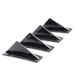 Universal Car Triangle Carbon Fiber Pattern Chassis Lip Small Surround Rear Spoiler Decorative Piece_voghion.com
