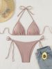 Abbigliamento da donna, bikini, costume da bagno a due pezzi, bikini, sexy, ragazza hot, completo senza schienale_voghion.com