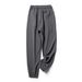 Men's Textured Jogger Pants - Premium Stretch Fabric With Adjustable Drawstring (S-XXL, 3 Colors) | Lightweight & Wrinkle-Resistant_voghion.com