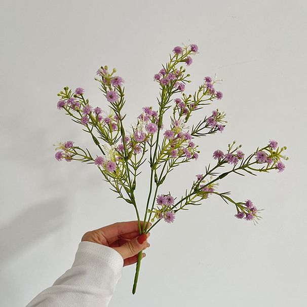 Bouquet de gypsophiles réaliste fait main - Fleurs artificielles à tige en caoutchouc doux au toucher pour mariage, décoration intérieure, accessoires de photographie, bouquet de mariée à la main_voghion.com