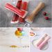 Popsicle Bags Disposable Ice Pop Bags DIY Popsicle Freezer Bags For Yogurt Sticks, Juice, Ice Candy Pops Comes With Silicone Funnel 8"x2" (300)_voghion.com