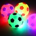 Jinleiou Kids LED Light Bouncy Ball Flashing Soccer Glowing Football Squeaky Sound Toy_voghion.com