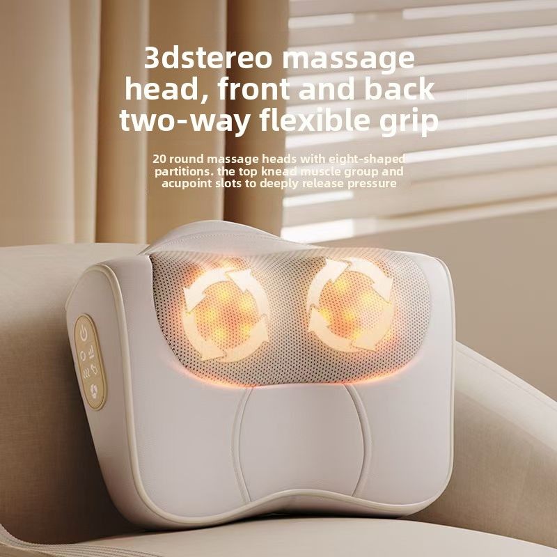 AUX For Neck Shoulder, Multi-Functional Waist And Back Home Cushion Pillow, Full Body Kneading Massager_voghion.com