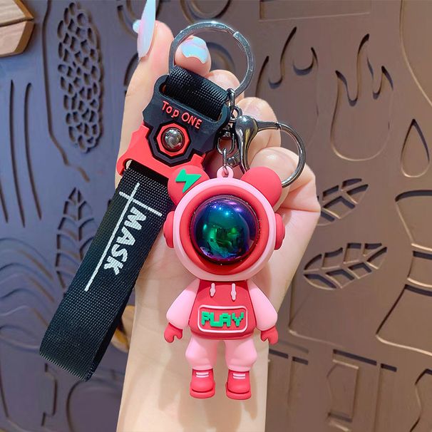 Portachiavi per auto con ciondolo a forma di coppia di orsi con fulmini, alla moda, piccolo regalo._voghion.com