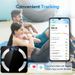 Bilancia intelligente per il peso corporeo con connettività tramite app e monitoraggio dell'IMC - Bilancia digitale da bagno, alimentata a batteria da 36 V per_voghion.com