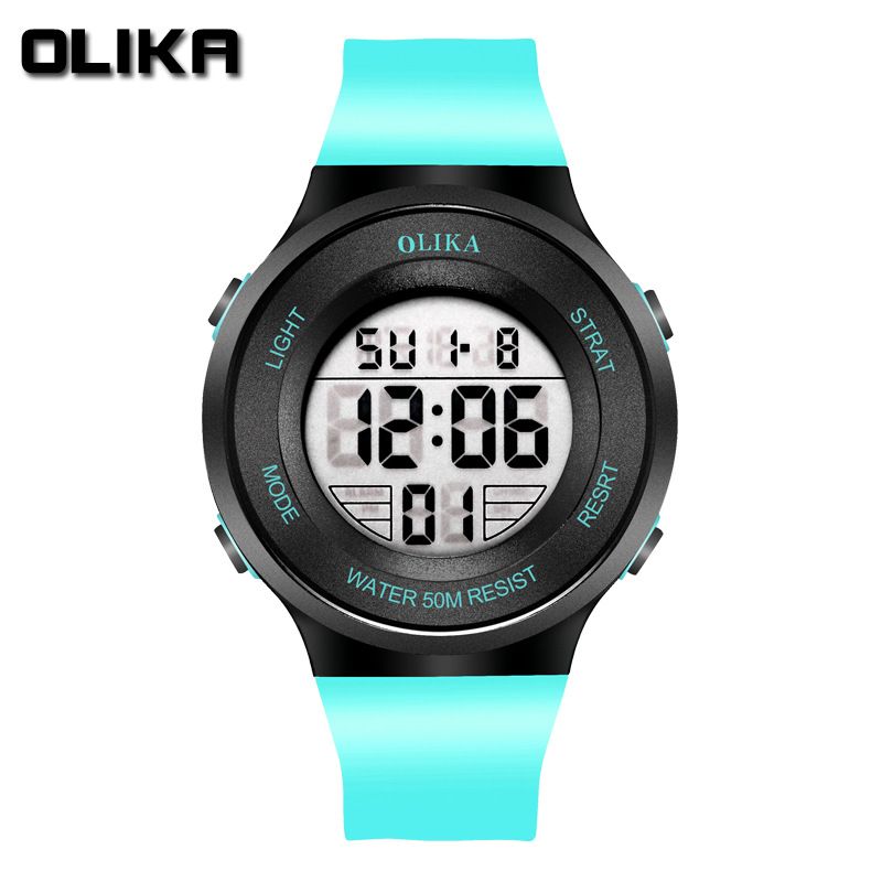 Outdoor Luminous Children's Watch Alarm Clock Running Timer Multifunctional Watch For Male Primary And Secondary School Students Sports Electronic Wa_voghion.com
