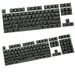 Cherry Cherrymx1.0 Nøglekapsel 87/108 TKL Nical-tastatur, enkelt, original, gennemsigtig, lukket skrifttype_voghion.com