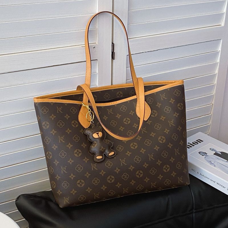 Borsa a mano per donna Borsa a mano di grande capacità Borsa per la spesa da donna Temperamento Borsa a mano da donna Borsa a tracolla alla moda_voghion.com