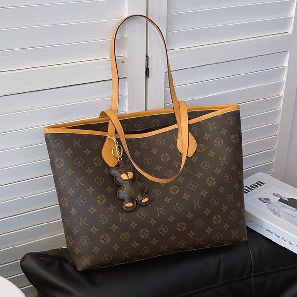 Borsa a mano per donna Borsa a mano di grande capacità Borsa per la spesa da donna Temperamento Borsa a mano da donna Borsa a tracolla alla moda_voghion.com