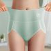 2025e 【】Women's Breathable Solid Color Triangle High Waist Tummy Control Butt Lifting Panties_voghion.com