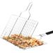 304 Roestvrij Staal BBQ Mesh Niet-stick Grillen Mand Grill Mesh Mat Vlees Plantaardige Steak Picknick Party Barbecue Tool_voghion.com