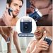 Portable Rotary Dual Ring Electric Shaver Rechargeable Waterproof Pocket Razor_voghion.com
