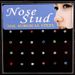 24 pezzi di cristallo anello al naso e borchie moda corpo donna ragazza gioielli in acciaio chirurgico inossidabile piercing al naso strass colorati_voghion.com