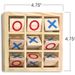 Tic-Tac-Toe Two-Player Parent-Child Interactive Battle Desktop Box Wooden Board Game_voghion.com