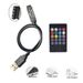 5050 USB RGB LED Streifen Lichter Musik Sync Hintergrund APP Control TV PC Hintergrundbeleuchtung_voghion.com