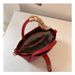 Red Wedding For Bride 2025 New Niche High-end Crossbody Handbag Basket Bucket Bag_voghion.com
