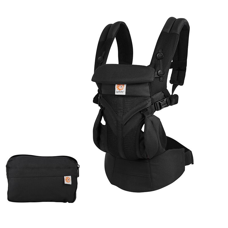 Egobaby Omni babahordozó pamutból, lélegző, ergonomikus hátizsák, vállpántos, deréköves, hevederes, 360 fokos pántokkal_voghion.com