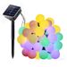 Luci a LED solari a stringa, luci fatate impermeabili per esterni con 8 modalità, telecomando, design a sfera a bolle_voghion.com