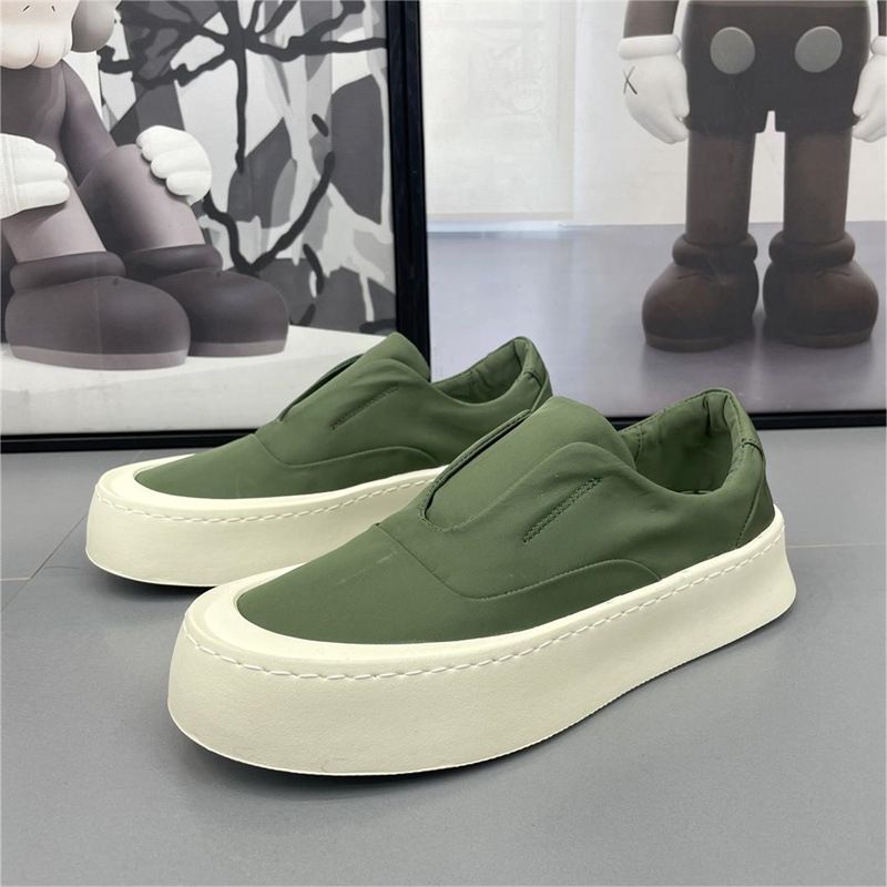 New shoes men's summer breathable net surface deodorant super light soft bottom lazy man a slip-on canvas shoes_voghion.com