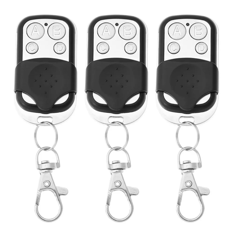 2 pièces/3 pièces 433MHz télécommande 4CH clé de voiture ouvre-porte de Garage télécommande duplicateur électronique porte contrôle duplicateur_voghion.com
