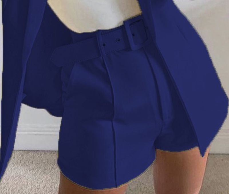 Veste blazer slim pour femme – Style bureau, style européen et américain, professionnel et décontracté, avec ceinture assortie (15 couleurs, S-XXXL)_voghion.com