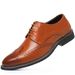 Männer Schong Casual Brogue Single Schong Spëtze Männer Schong _voghion.com