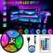 Bande lumineuse LED USB pour téléviseur, rétroéclairage 5050 RGB, télécommande, 4 m_voghion.com