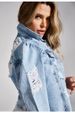 2024 Fall New Woman Long Sleeve Ripped Short Denim Jacket Fashion Hipster Jeans Coat Street Casual Female Clothing S-XL_voghion.com