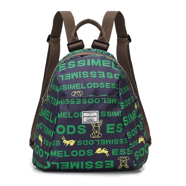 Trendy Brand Printed Lightweight 2024 New Fashion Casual High-Value Women's Backpack Travel Bag For Women_voghion.com