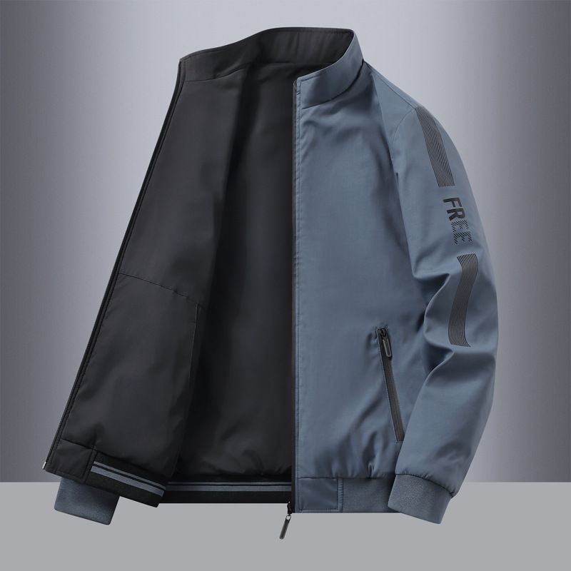 Mantel Herbst und Winter neue doppelseitige Jacke lässig vielseitig High-End lose Herren Workwear Top_voghion.com