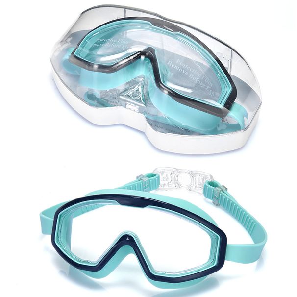 New Children's Swimming Girls, Anti-Fog Large Frame Swim Goggles For Boys, Diving Sports Gear_voghion.com