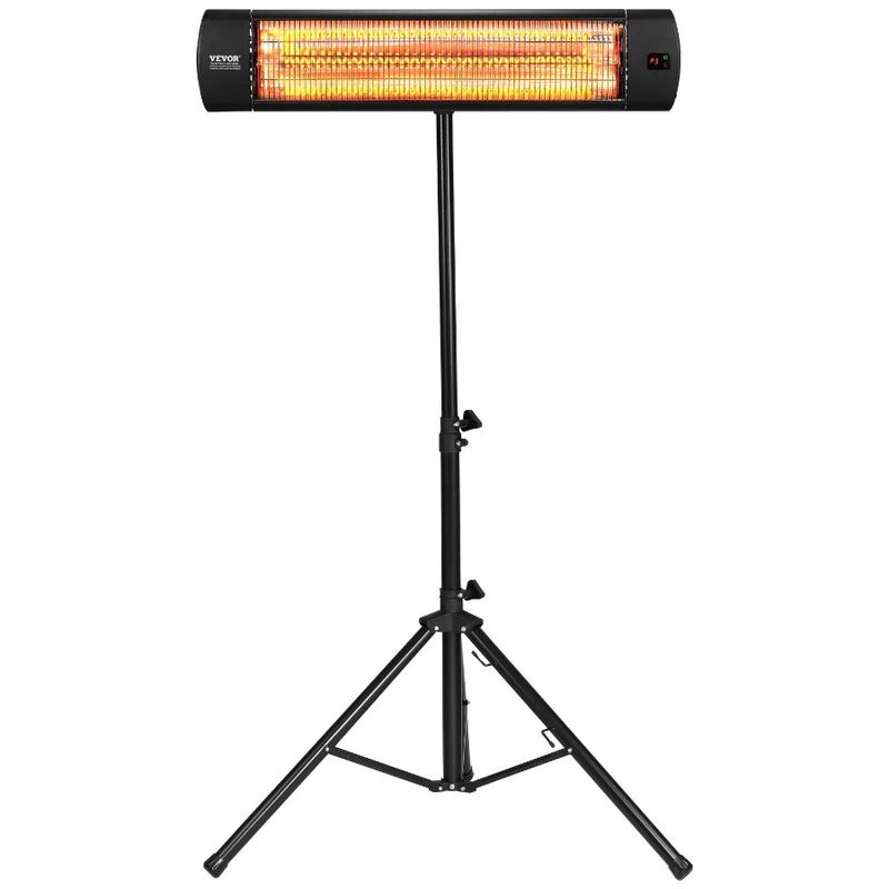 Infrared For Heater LED Patio Space Po Outdoor Speeds Heater Heater W Control Electric Timer And 1500W Screen Outdoor 3 Remote_voghion.com