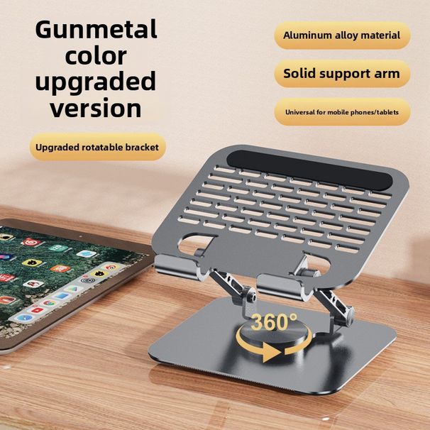 Soporte de escritorio, para teléfono móvil y tableta, soporte de computadora de metal giratorio de 360 grados, artefacto de alta gama para transmisión en vivo._voghion.com