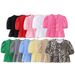 2025 Spring New Women's Fashion Leopard Print Short Sleeve Shirt_voghion.com