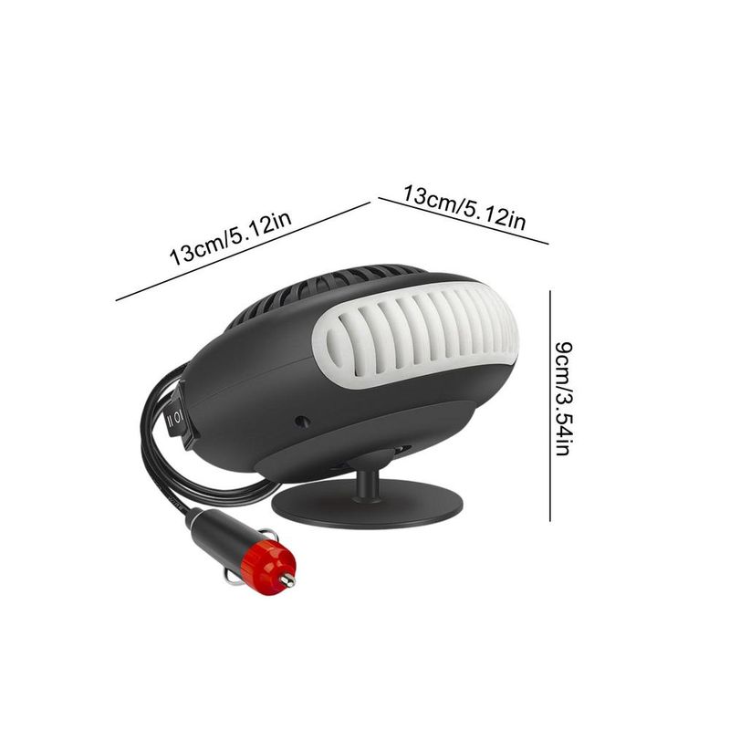 12V Multifunktionaler Windschutzscheiben-Defroster Auto Air Flexible Windschutzscheibe Hirsch 2-in-1 Kühler und Heizung_voghion.com