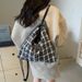 Women's Handbag Tote Bag Fashion Polka Dot Canvas Bag_voghion.com