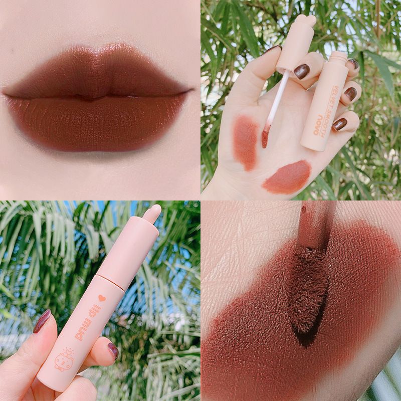 Rossetto opaco a lunga tenuta, Novo Air Mud Velvet Gloss di Domestic Makeup per studentesse_voghion.com