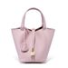 Genuine leather bucket versatile classic vegetable basket, top layer cowhide women's bag, 2024 new portable bag_voghion.com