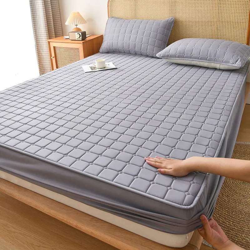 Mattress Class A Maternal and infant grade polished mattress, student mattress protective cover, dustproof and waterproof bedspread_voghion.com