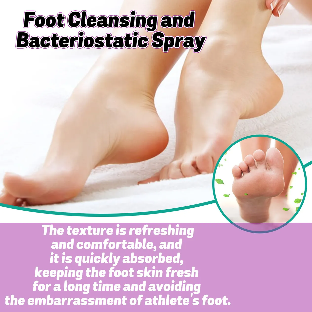 Ximonth kopšanas līdzeklis, lai mazinātu pēdu sviedru smaku, mazinātu smaku, apturētu niezi un tīrītu pēdas_voghion.com