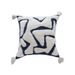 Federa per cuscino geometrica moderna - 45x45 cm, design boho chic con nappe, misto policotone per arredamento divano/letto (stile nordico)_voghion.com