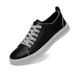 Men's Shoes Silver-white Reflective Strip Shoes Board Shoes Leather Shoes Men's Casual Shoes_voghion.com