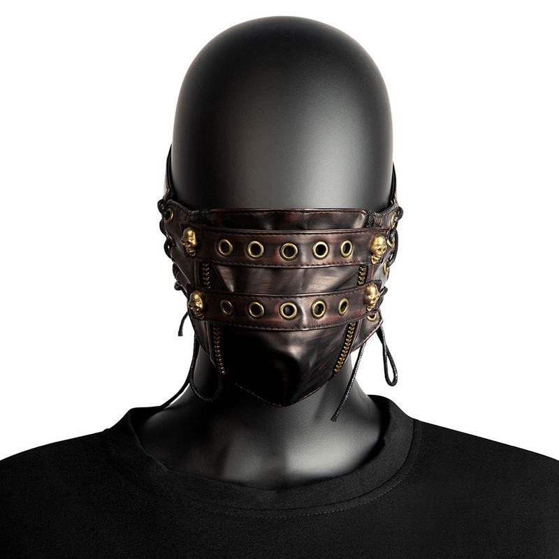 Halloween schedel anime stofmasker voor mannen en vrouwen volwassen persoonlijkheid trendy stijl_voghion.com