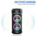 ZQS4239 Cross-Border RGB Light Bluetooth Portable Dual Cannon Barrel Karaoke Outdoor Square Dance Wireless Speaker_voghion.com