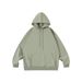 Felpa con cappuccio oversize corta da uomo FW777 in stile giapponese, pile pesante 420 GSM_voghion.com